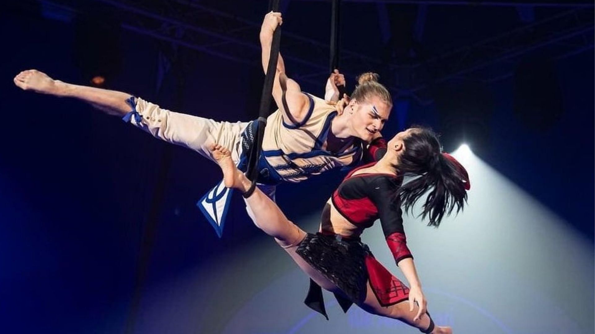 AGT aerial group Duo Mico stun the judges with their audition (Image via duomico/Instagram)