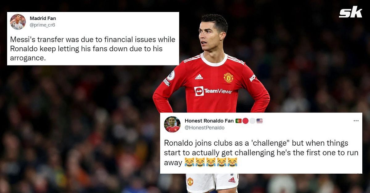 Rival fans on reports of Cristiano Ronaldo wanting to leave Manchester United