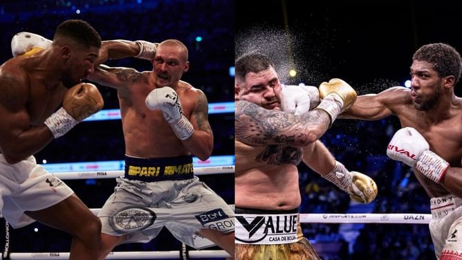 "He goes down and he comes back up" - Andy Ruiz Jr. justifies how Anthony Joshua can avenge loss to "hard guy" Oleksandr Usyk