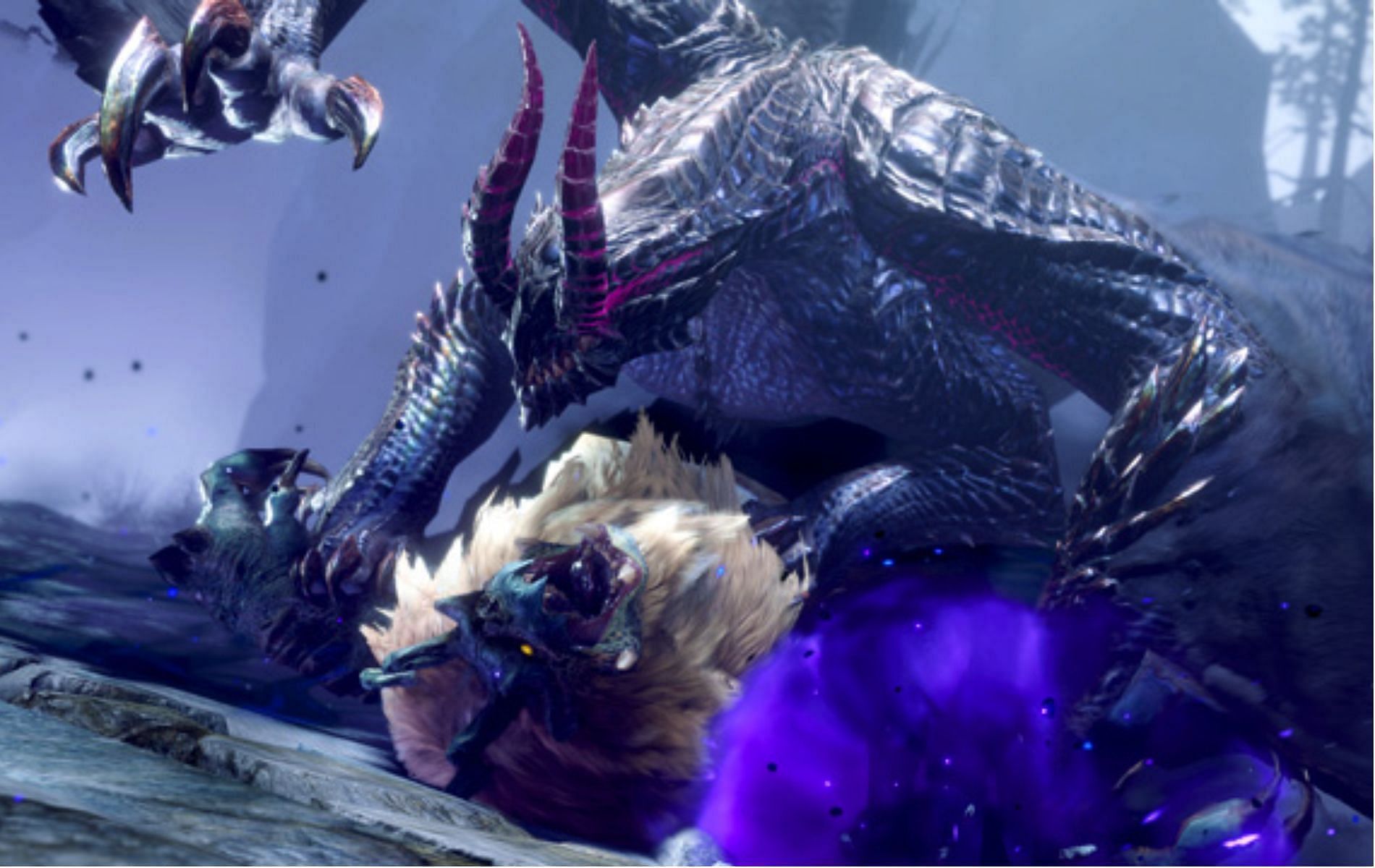 The Gore Magala as it appears in the game (Image via Capcom)