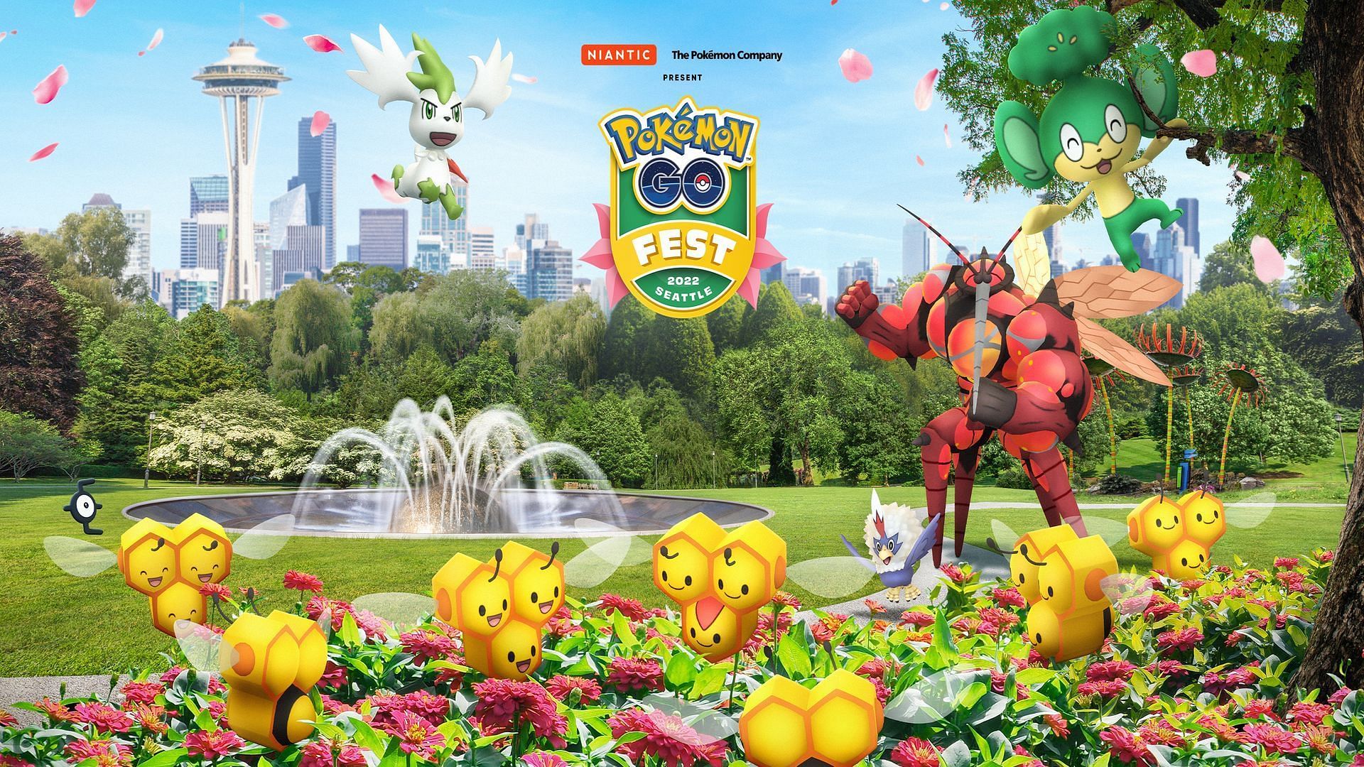Official artwork for Pokemon GO Fest: Seattle 2022 (Image via Niantic)