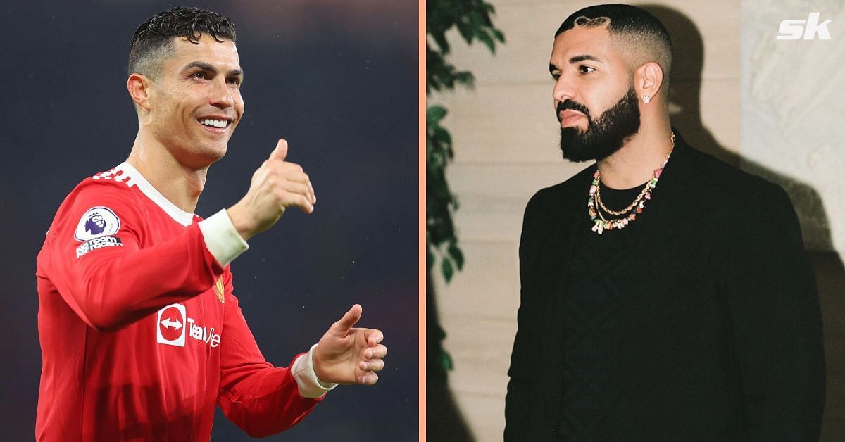 Cristiano Ronaldo (left) and Drake (right)