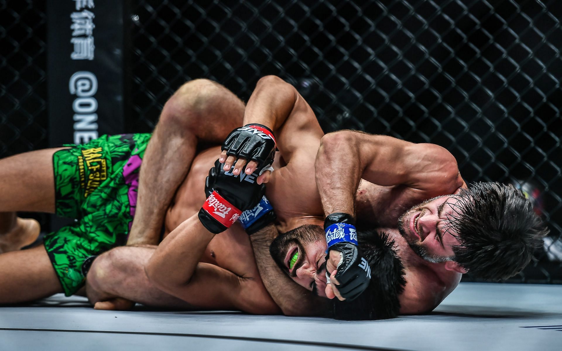 Marat Gafurov gets the better of Ariel Sexton. [Photo ONE Championship]