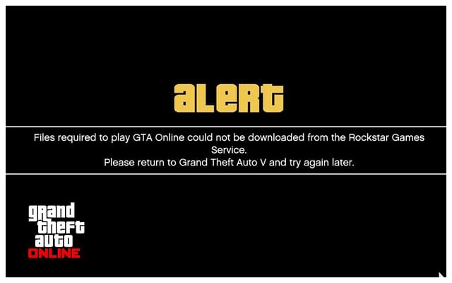 Files Required To Play Gta Online Ps4 2022 How to fix GTA Online's "files required to play" error