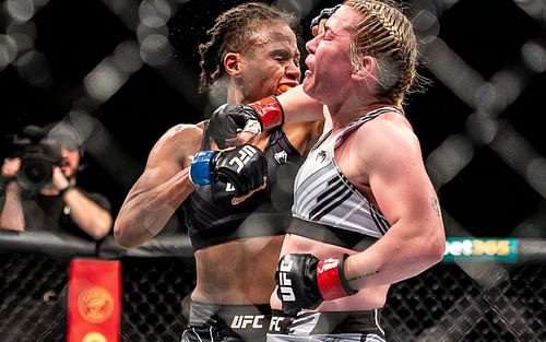 Molly McCann's spinning back elbow at UFC Fight Night 204