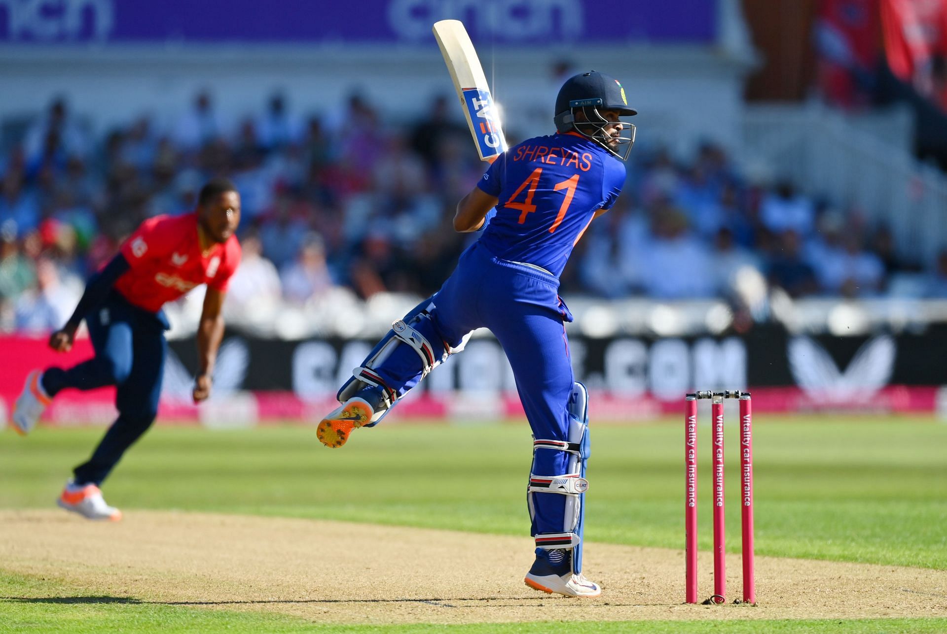 Shreyas Iyer has scored two fifties in his last two ODIs (Image: Getty)
