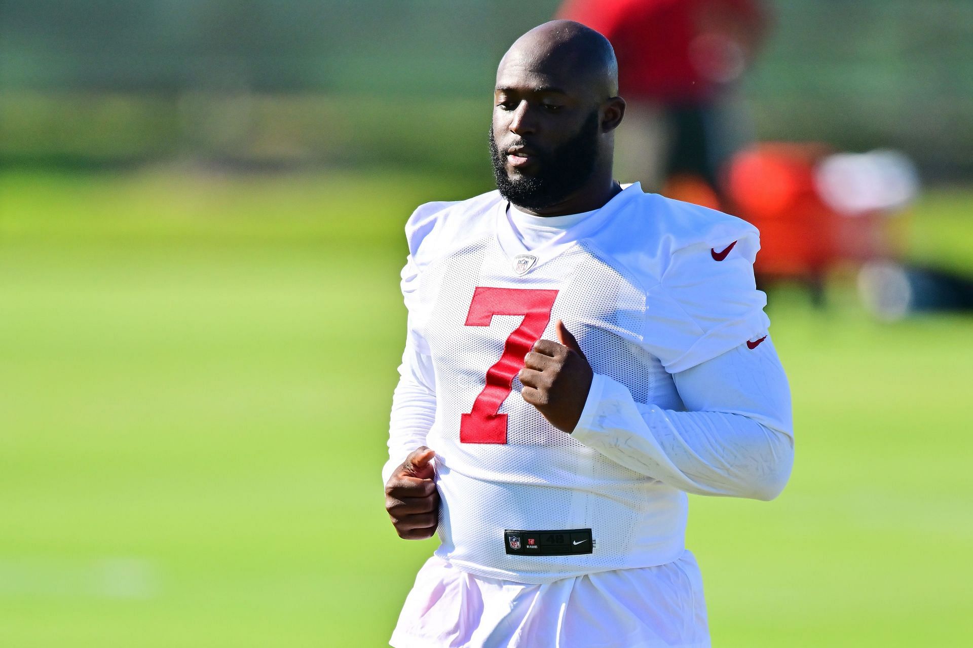 Leonard Fournette at Tampa Bay Buccaneers&#039; mandatory minicamp