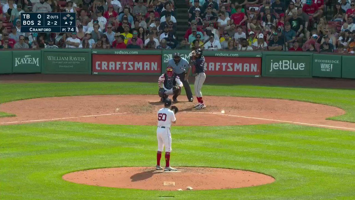 Kutter Crawford best to ever wear number 50 for the Red Sox” - Boston Red  Sox fans praise call-up pitcher Kutter Crawford after he strikes out 8 Rays  batters en route to