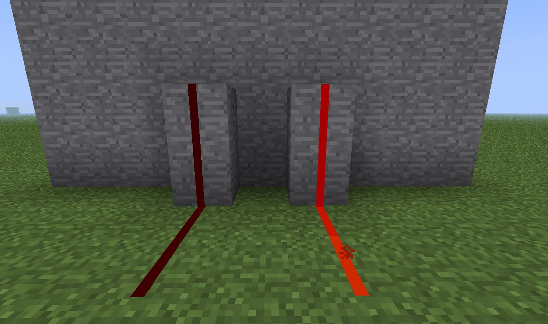 The Redstone Paste mod allows players to place redstone on walls (Image via Redyoshi101/Minecraft Forum)