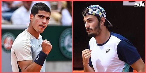 Carlos Alcaraz will take on Giulio Zeppieri in the semifinals of the Croatia Open in Umag