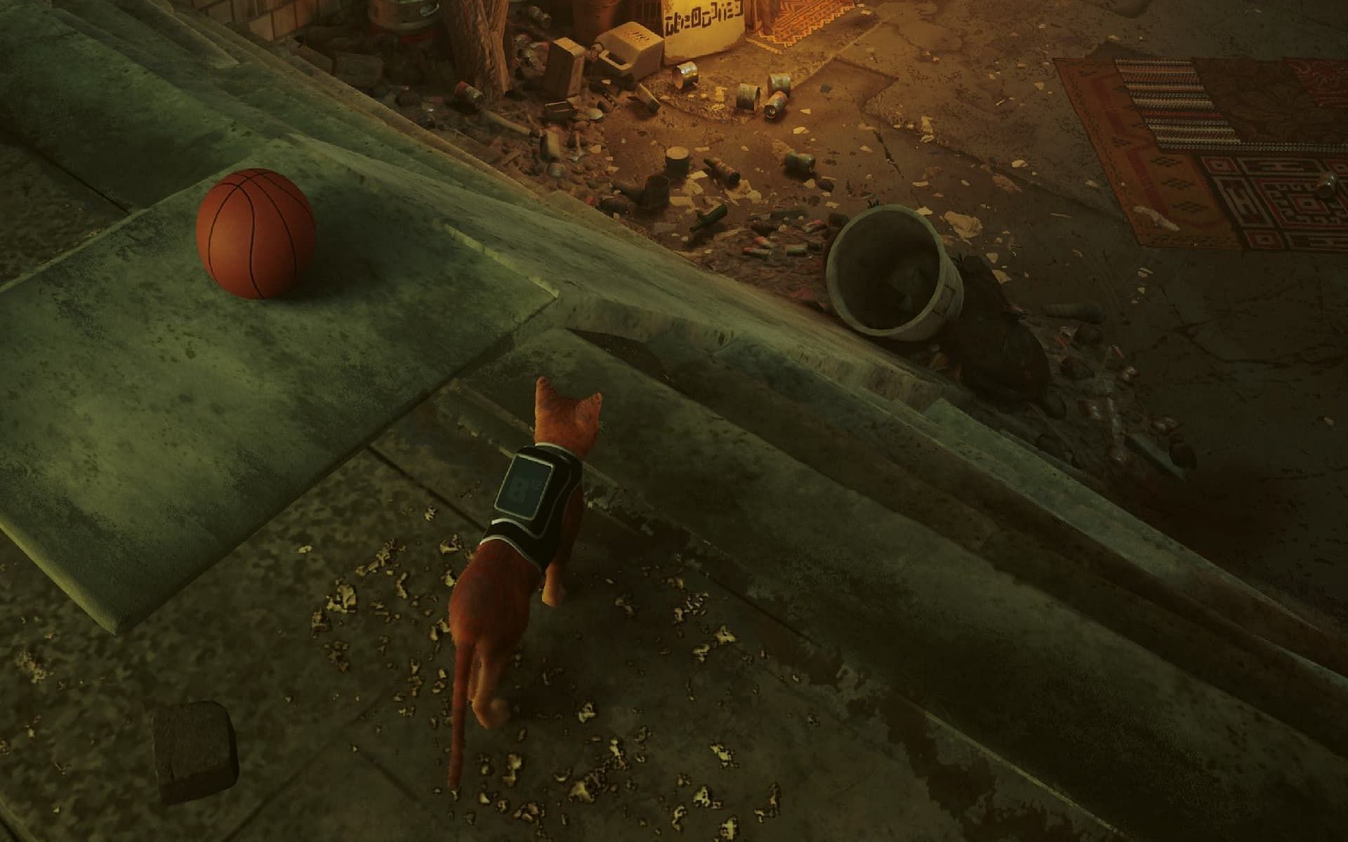 There are plenty of cat activities to do in Stray (Image via BlueTwelve Studio)