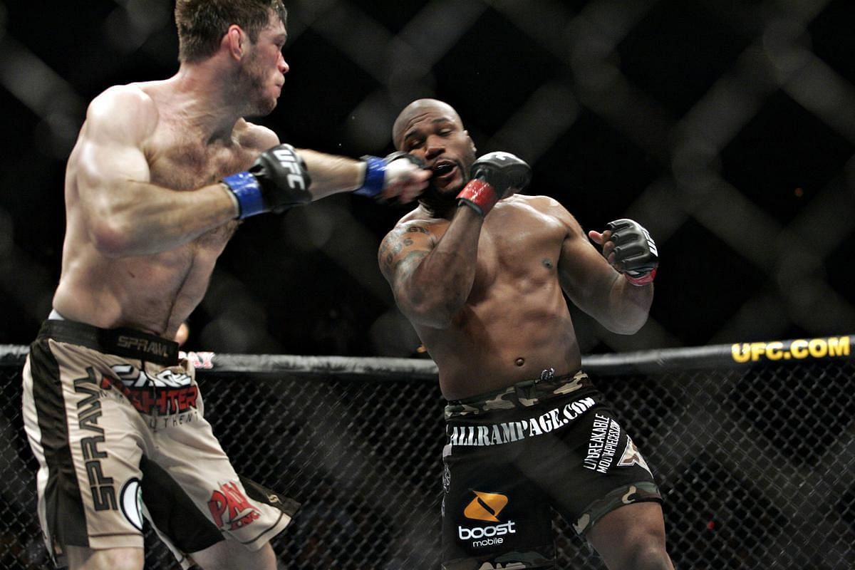 Rampage Jackson and Forrest Griffin's fight was a back-and-forth classic