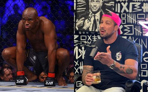 Kamaru Usman (Left) and Brendan Schaub (Right) (Images courtesy of Getty and @brendanschaub Instagram)