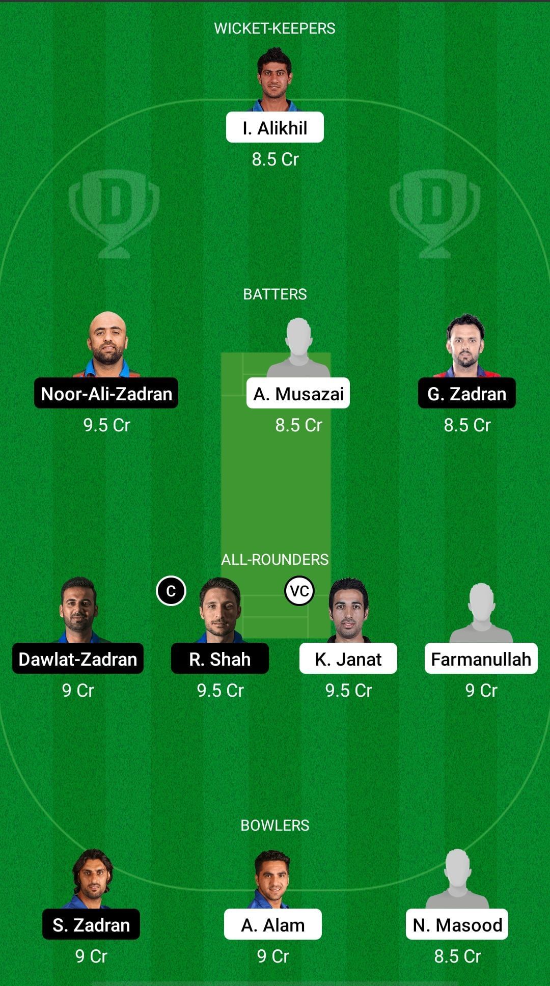 BD vs PZ Dream11 Prediction - Shpageeza Cricket League T20