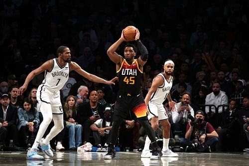 Utah's Donovan Mitchell may join the New York Knicks this summer. (Image via Getty Images)