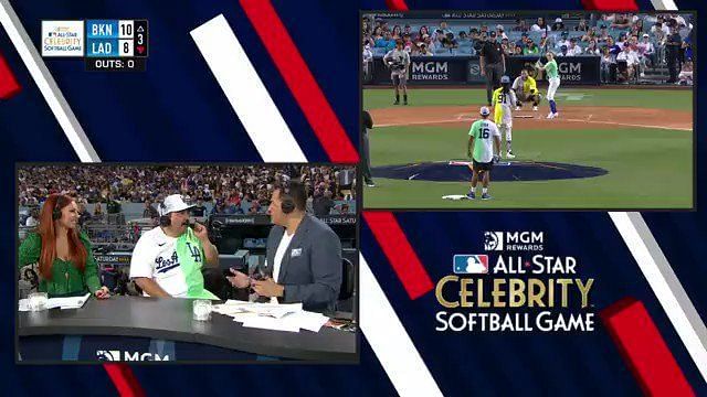 JoJo Siwa hits impressive inside-the-park home run at the 2022 All-Star  celeb softball game