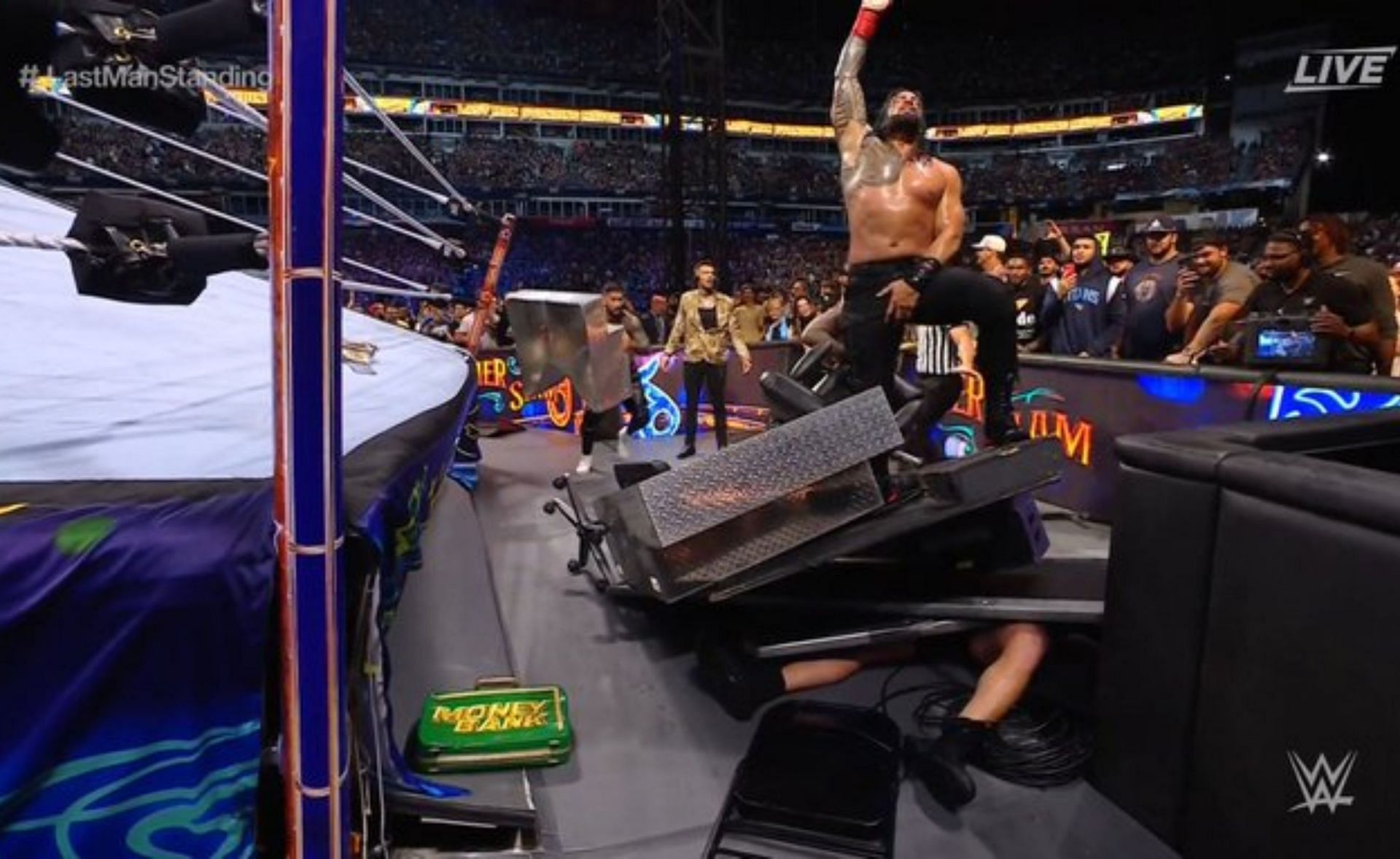 WWE SummerSlam 2022 में Roman Reigns vs Brock Lesnar मैच काफी खतरनाक साबित हुआ