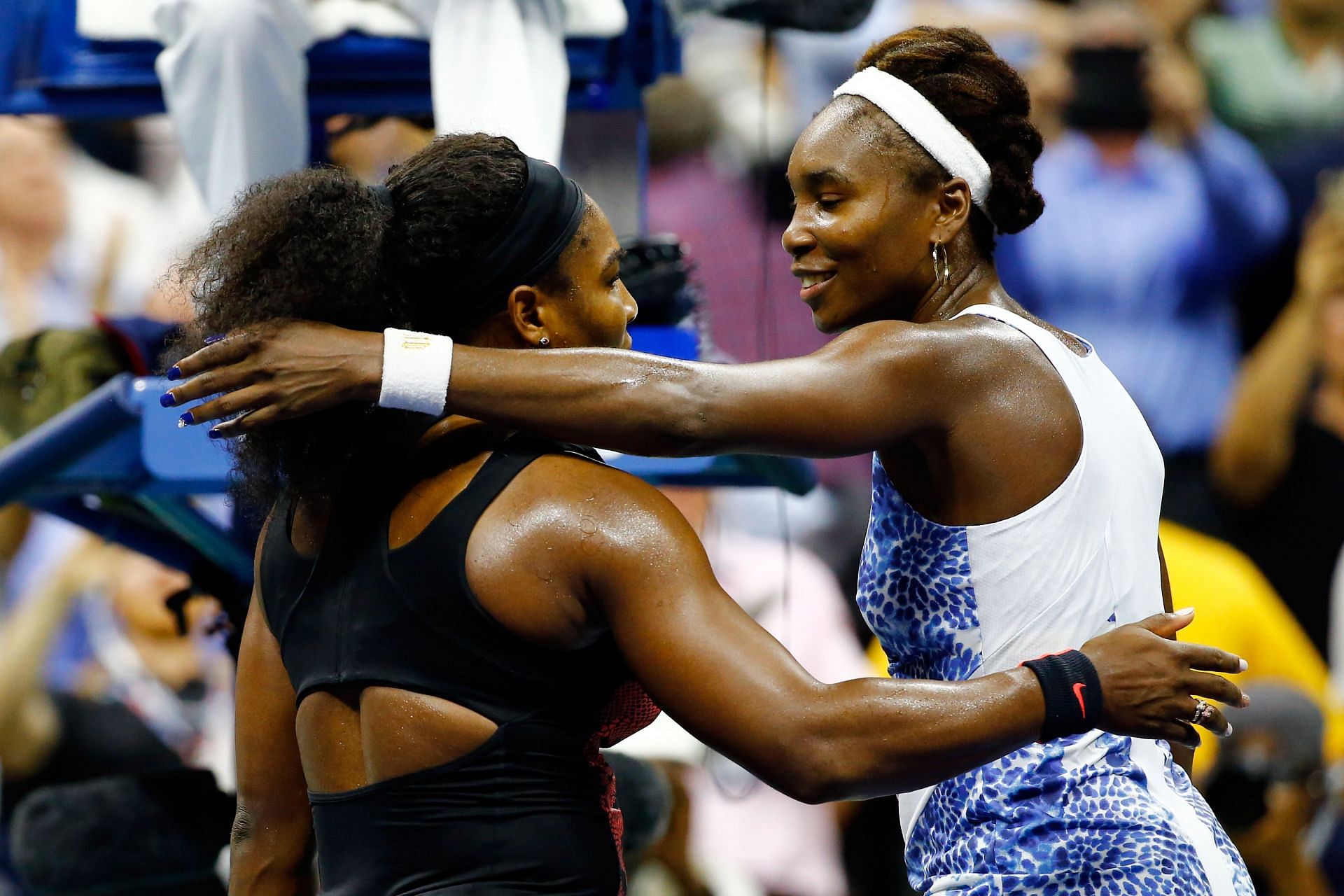 Venus and Serena at the 2015 U.S. Open - Day 9