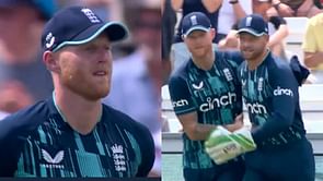 [Watch] Ben Stokes in tears as he leads England onto the field for the last time in ODIs
