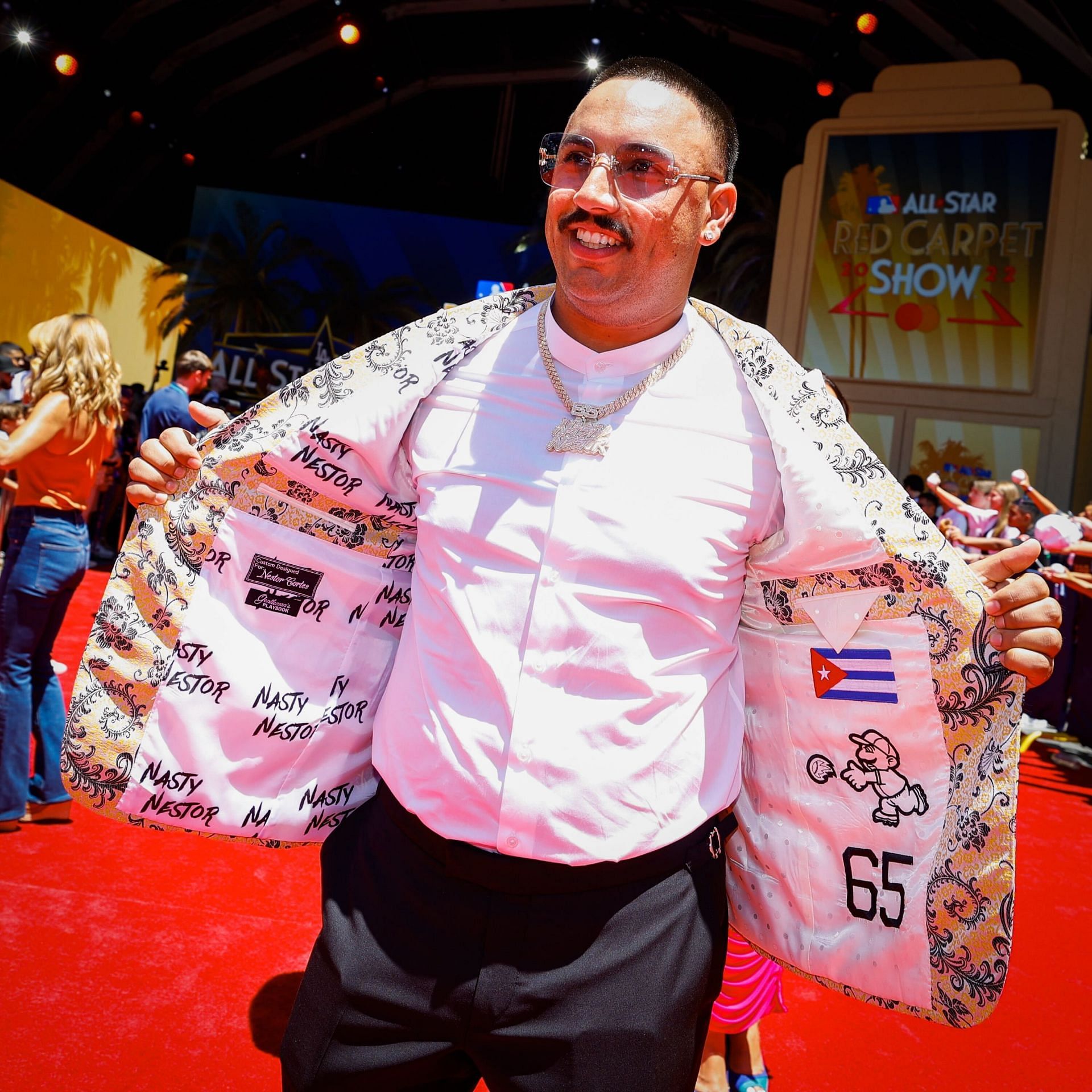 The Yankees won the ASG red carpet Trevino looks hot - Fans