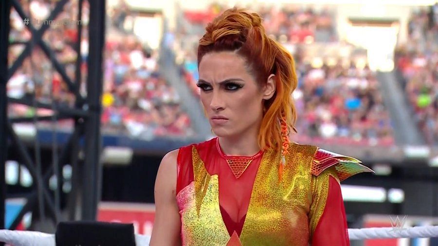 [PHOTO] Becky Lynch seemingly suffers authentic damage at SummerSlam 2022