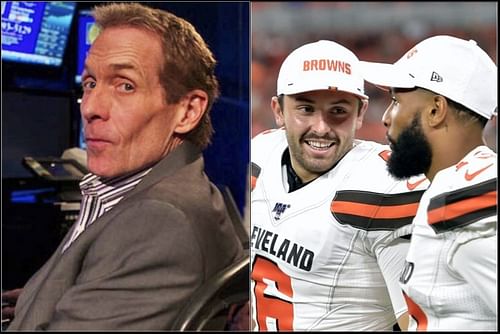 Skip Bayless was not a fan of Baker Mayfield's Progressive commercials. Mandatory Credit: BlackSportsOnline