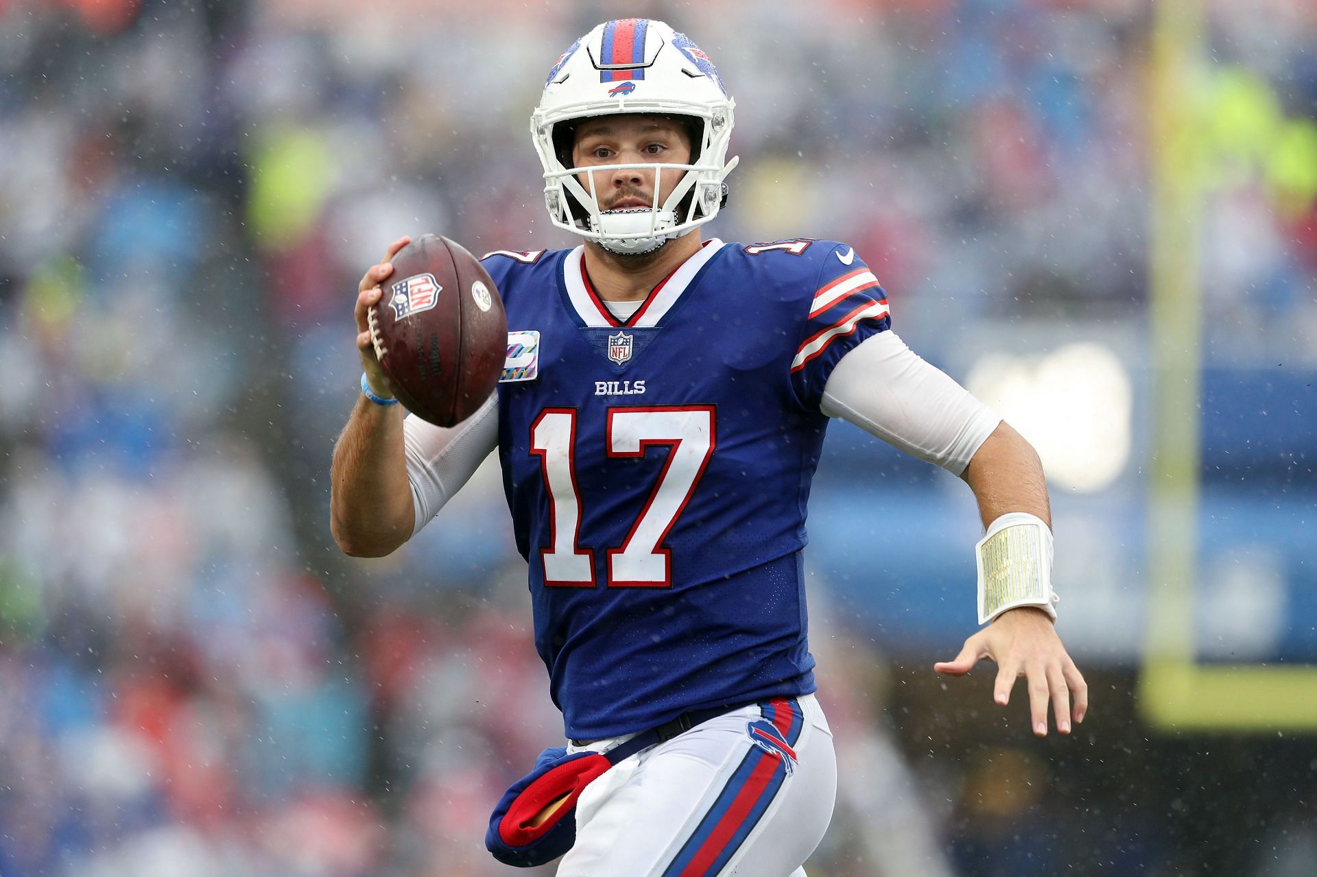 The Buffalo Bills quarterback took some time off as the season approaches.