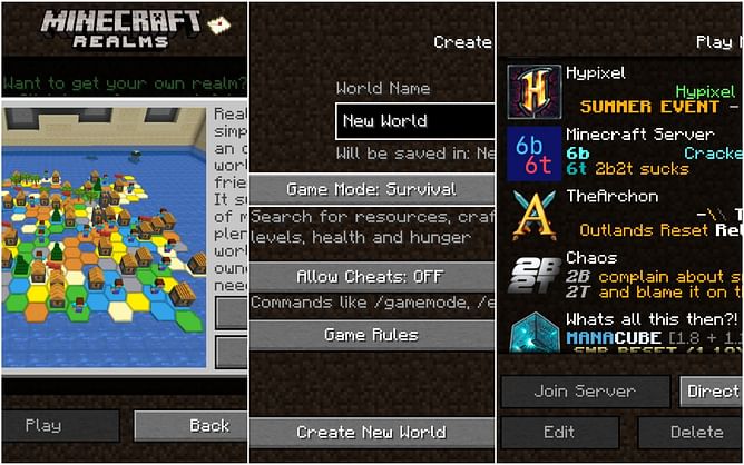 What are 5 game modes in Minecraft 1.19 update?