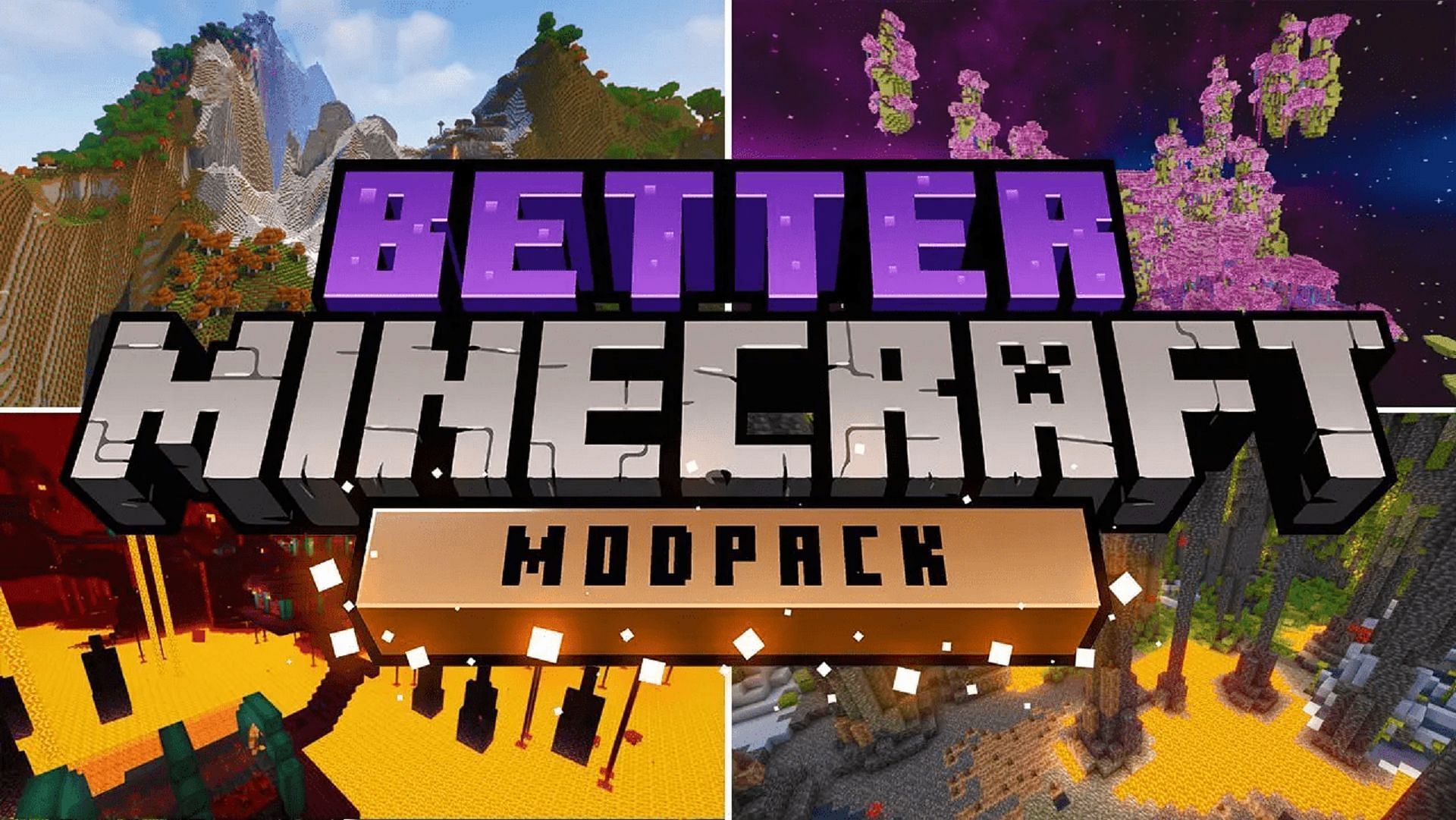 Better MC is one of the most comprehensive overhauls in the community (Image via SHXRKIE/CurseForge)