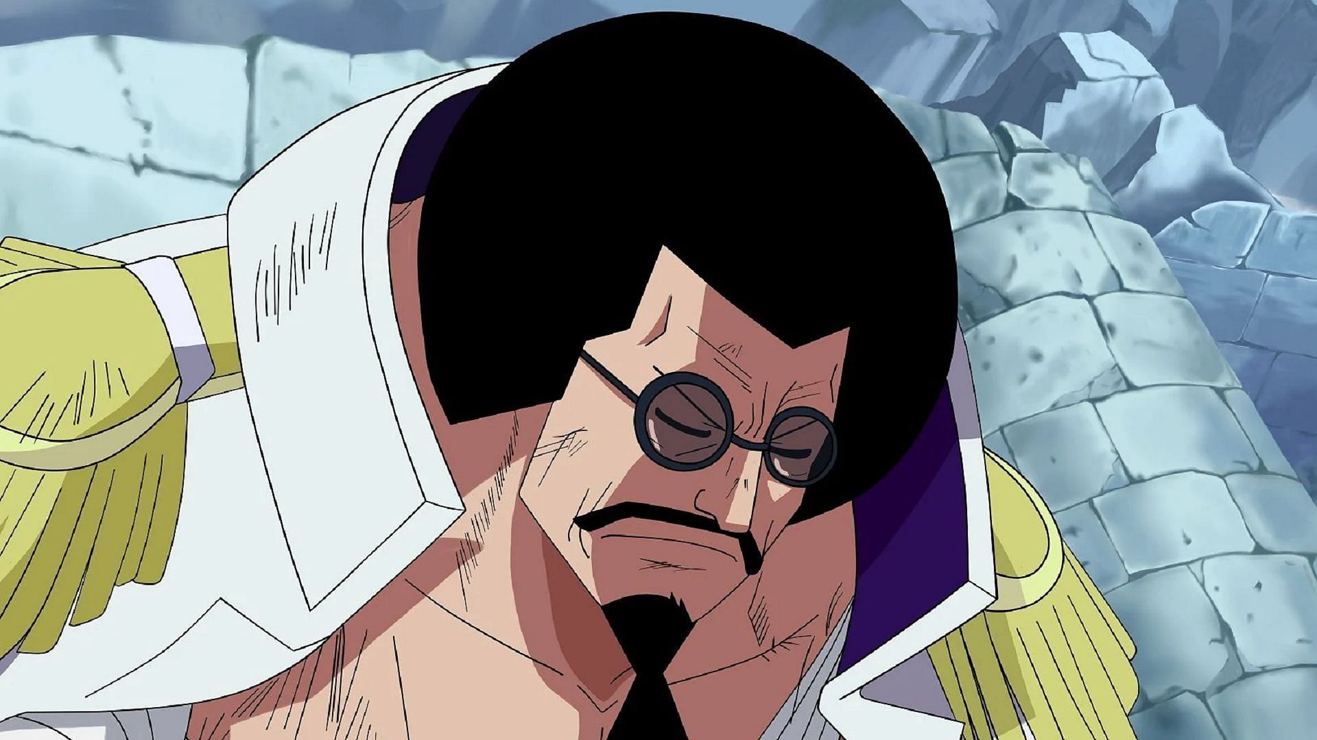 Sengoku after the battle in Marineford (Image via Toei Animation, One Piece)