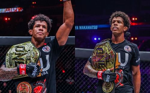 ONE flyweight world champion Adriano Moraes is keen to connect with US audiences. (Image courtesy of ONE)