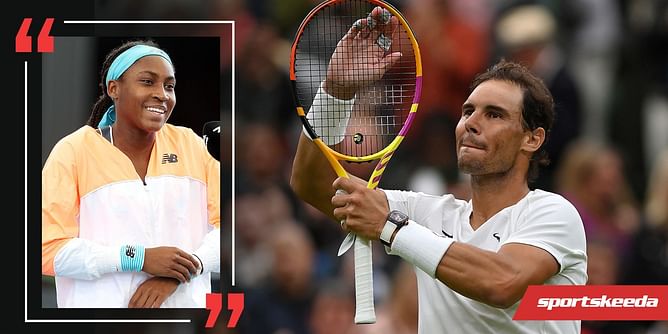 “He is one of the best players, he always intimidates me” - Coco Gauff on Rafael Nadal