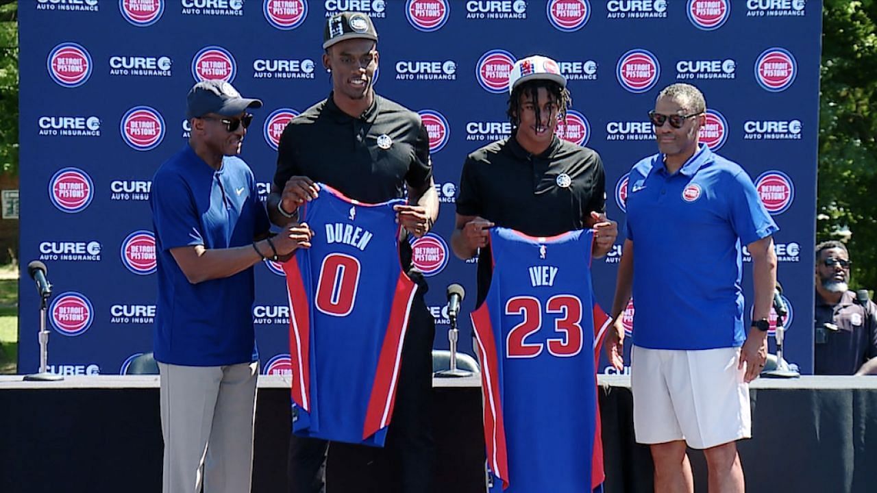 Detroit Pistons, 2022 draftları Jaden Ivey ve Jalen Duren'i duyurdu.