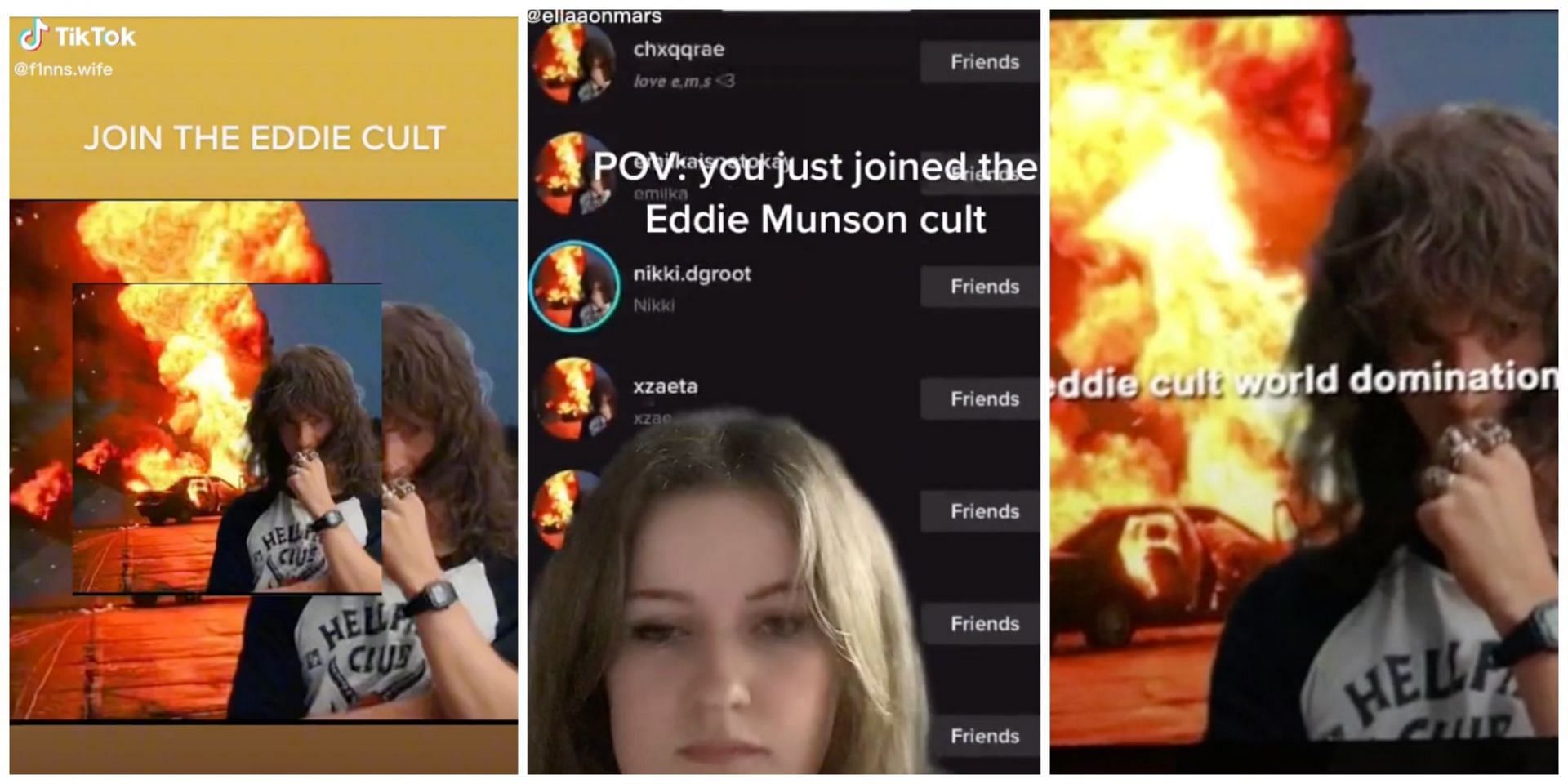 The Eddie Munson cult trend is taking over TikTok (Image via TikTok)