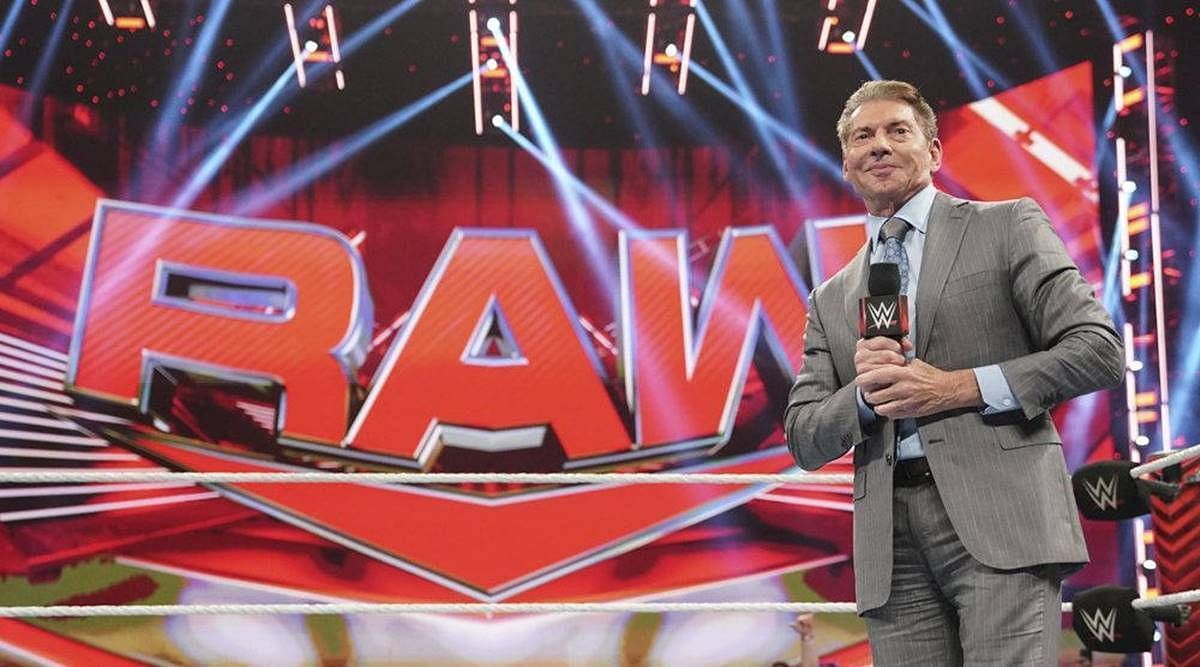 Former WWE CEO and Chairman Vince McMahon on Monday Night RAW