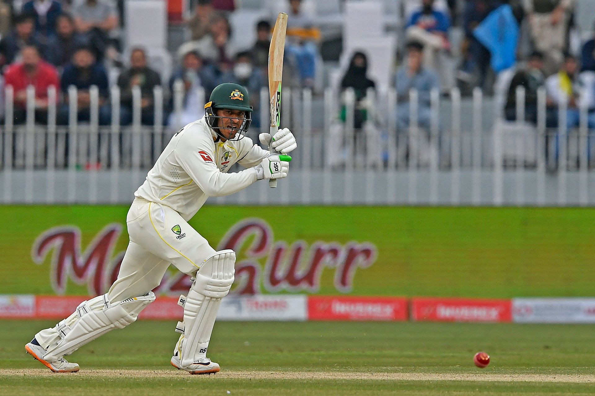 Usman Khawaja batted superbly on day two. (Credits: Twitter)