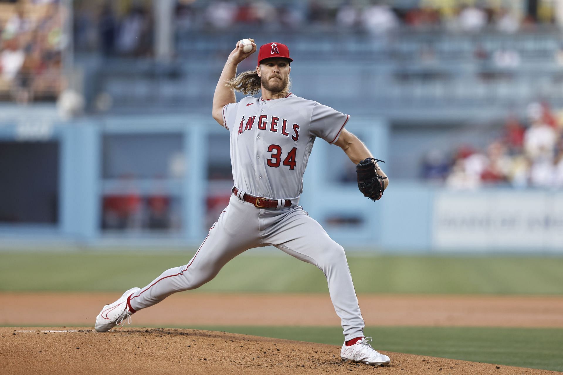 Noah Syndergaard of the Los Angeles Angels