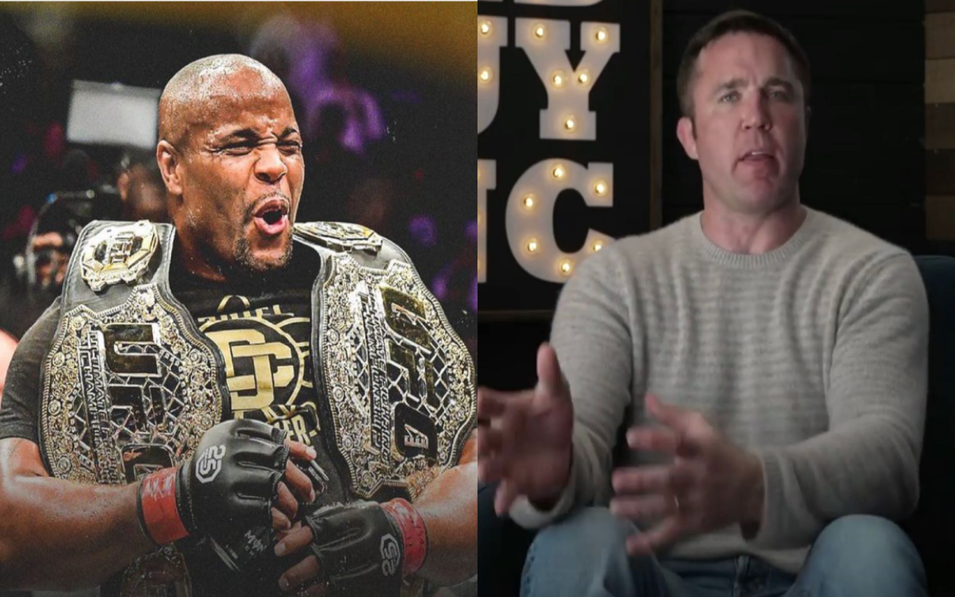 Daniel Cormier (left) and Chael Sonnen (right) [Images Courtesy: @dc_mma and @sonnench on Instagram]