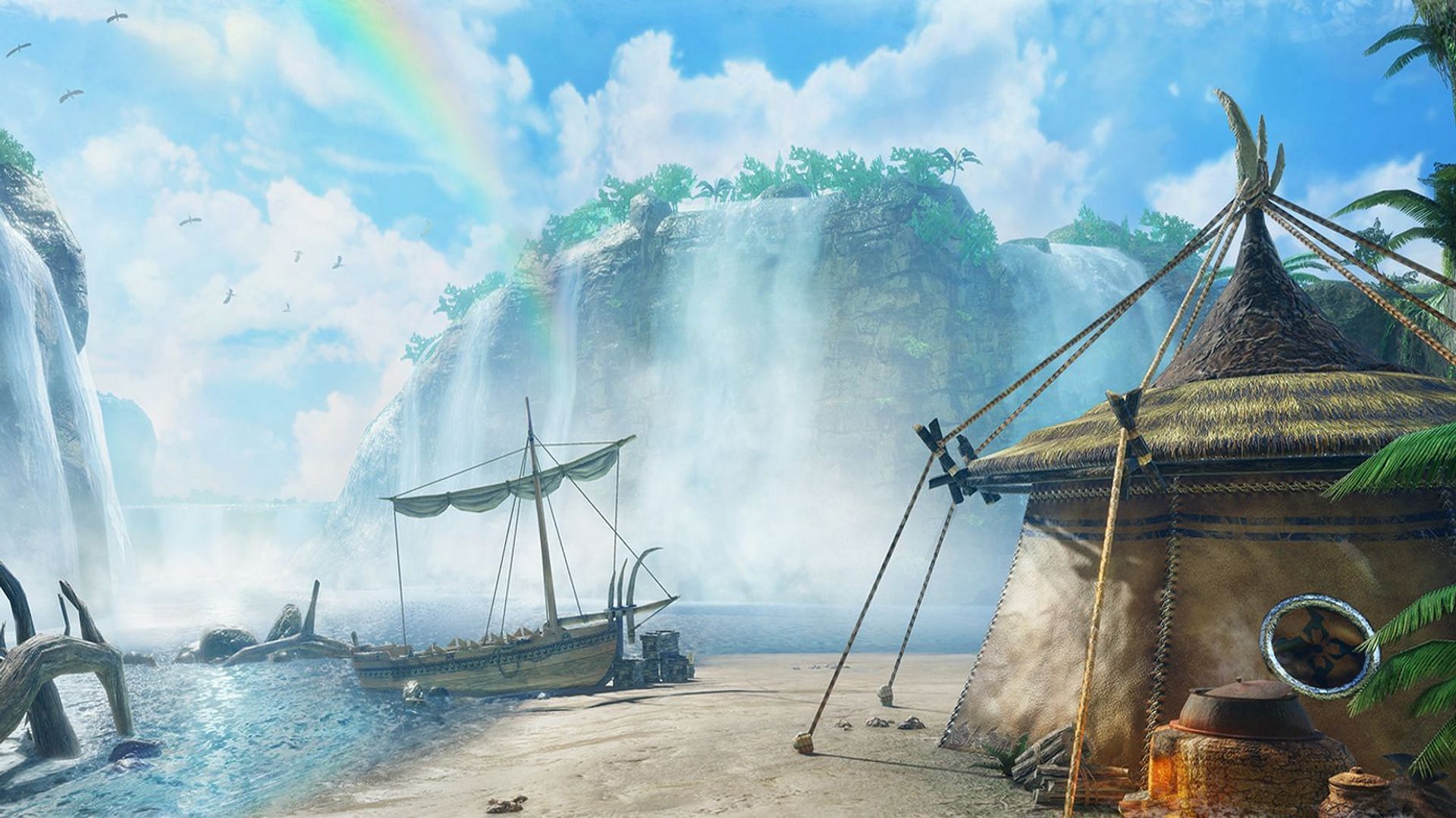 Imagery for the Jungle area in Monster Hunter Rise: Sunbreak (Image via Capcom)
