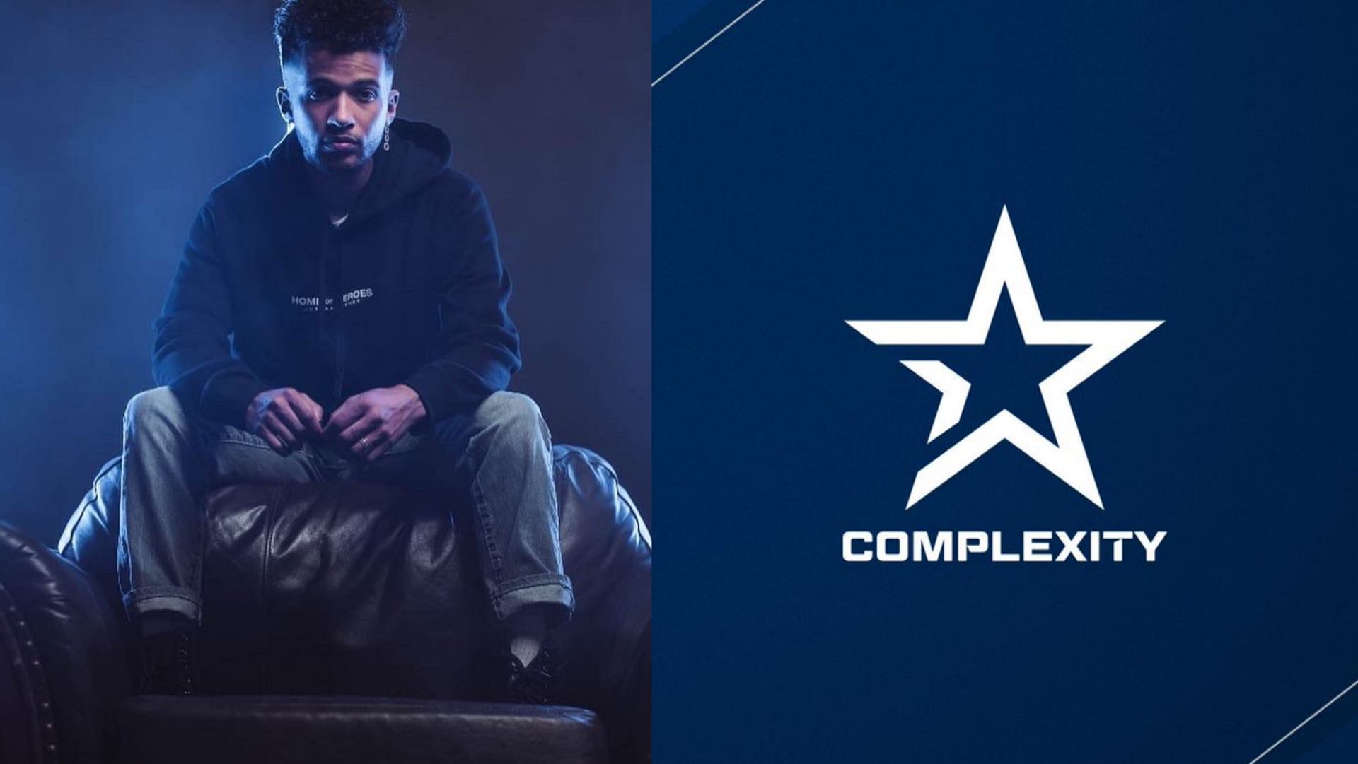 Jordan Fisher recently spoke with Sportskeeda about his future with Complexity Gaming, TimtheTatMan and more (Image via Jordan Fisher/Twitter &amp; Complexity Gaming)