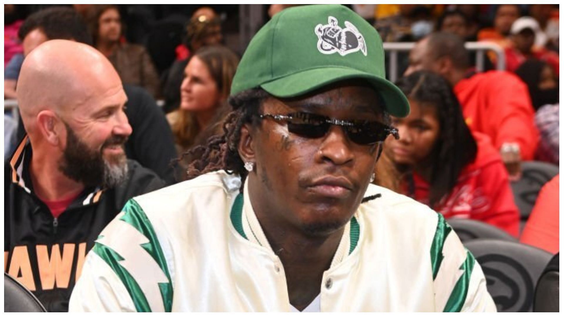 Young Thug&#039;s nephew has been arrested on charges of shooting his girlfriend (Image via Paras Griffin/Getty Images)