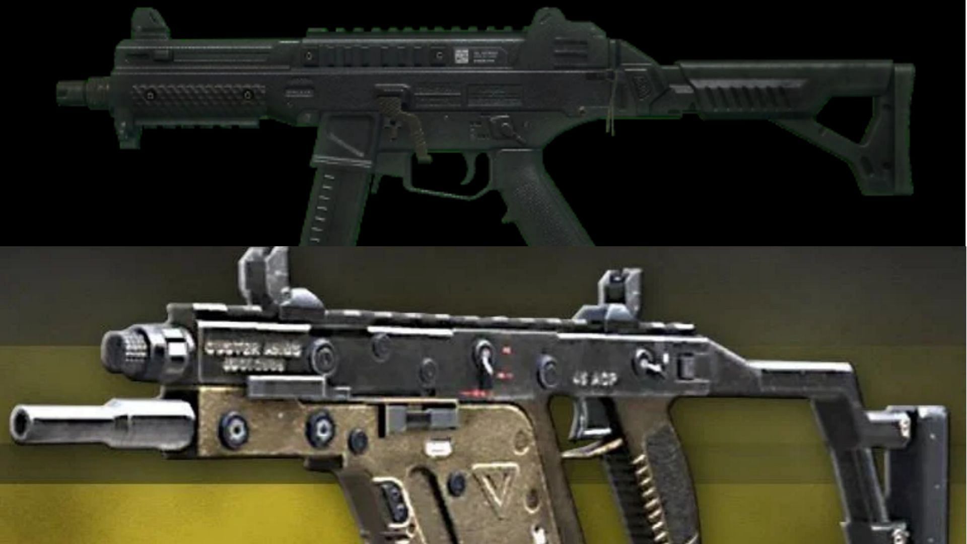 The UMP-45 and Kriss Vector (Image via Activision)