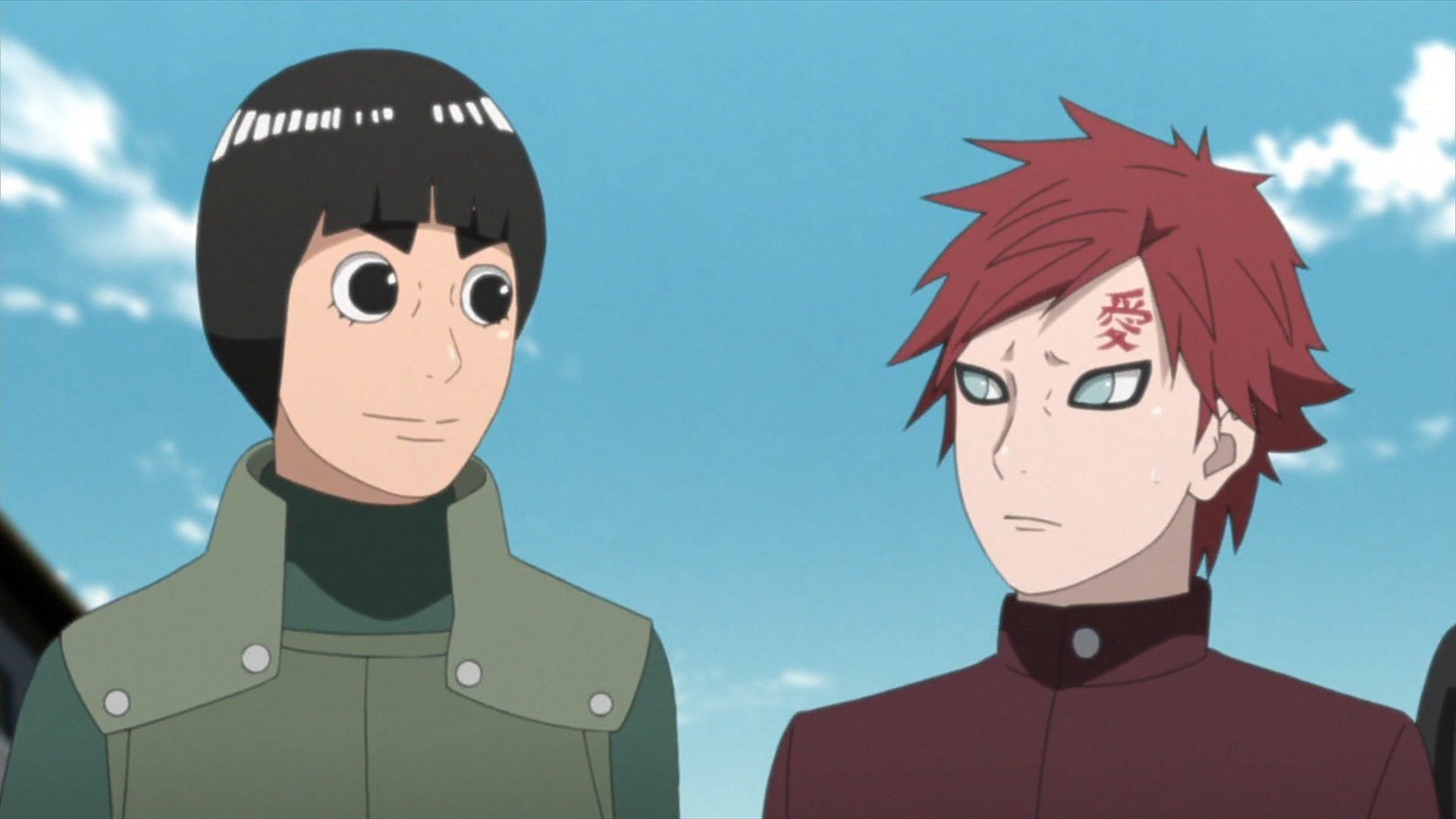 Gaara changed a lot since he first met Lee (Image via Masashi Kishimoto/Shueisa, Viz Media, Naruto Shippuden)