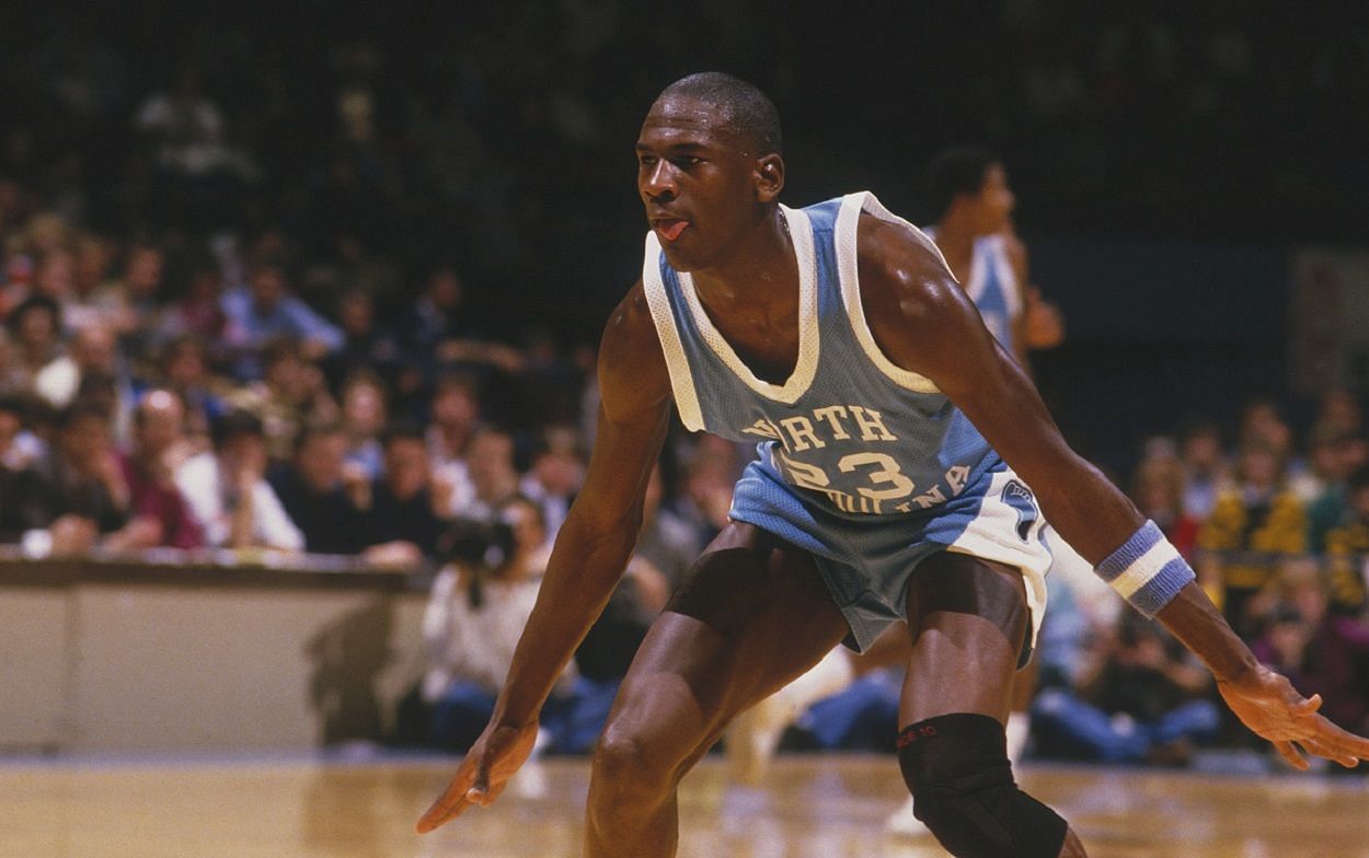 Tar Heels and NBA legend Michael Jordan