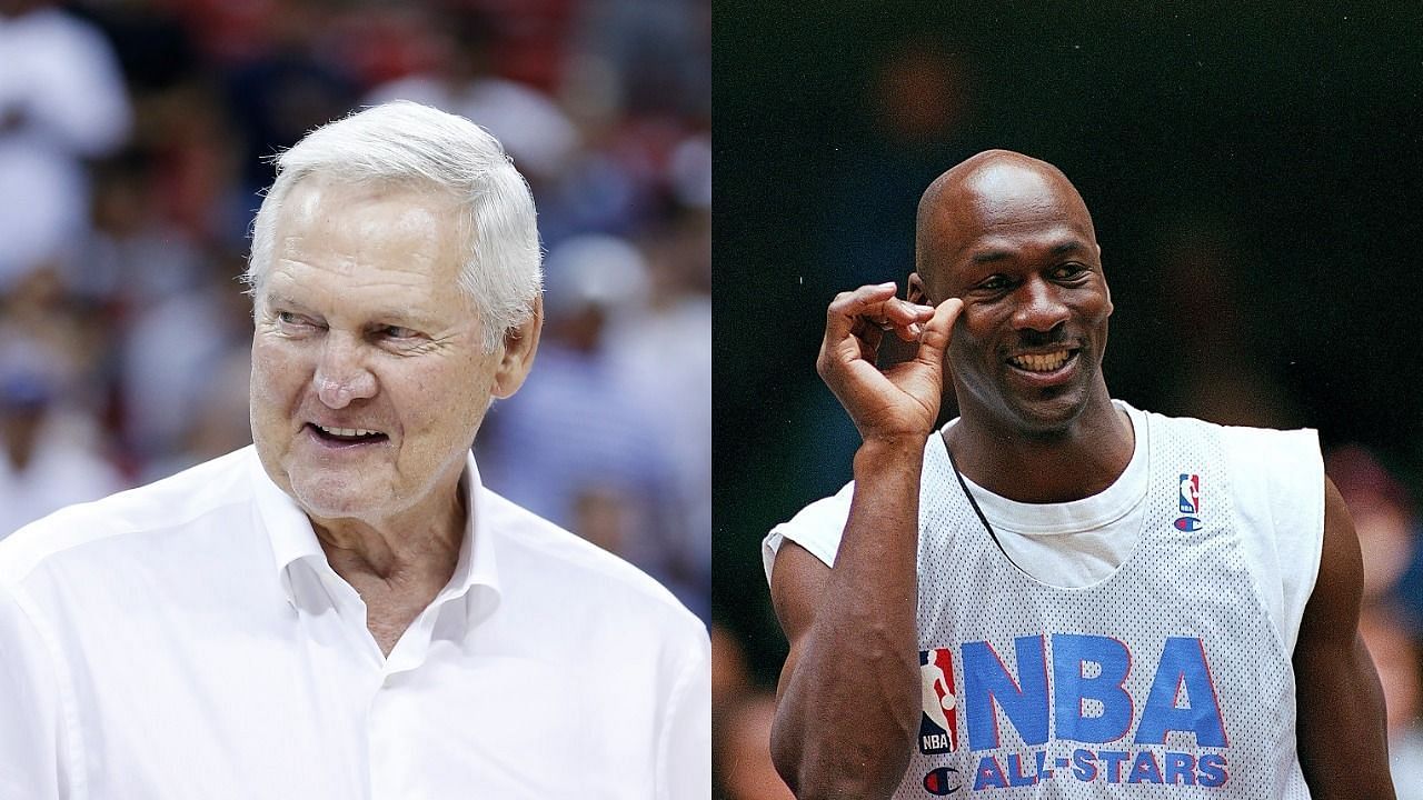 Jerry West calls Michael Jordan his all-time favorite player. [Photo: Sportscasting]