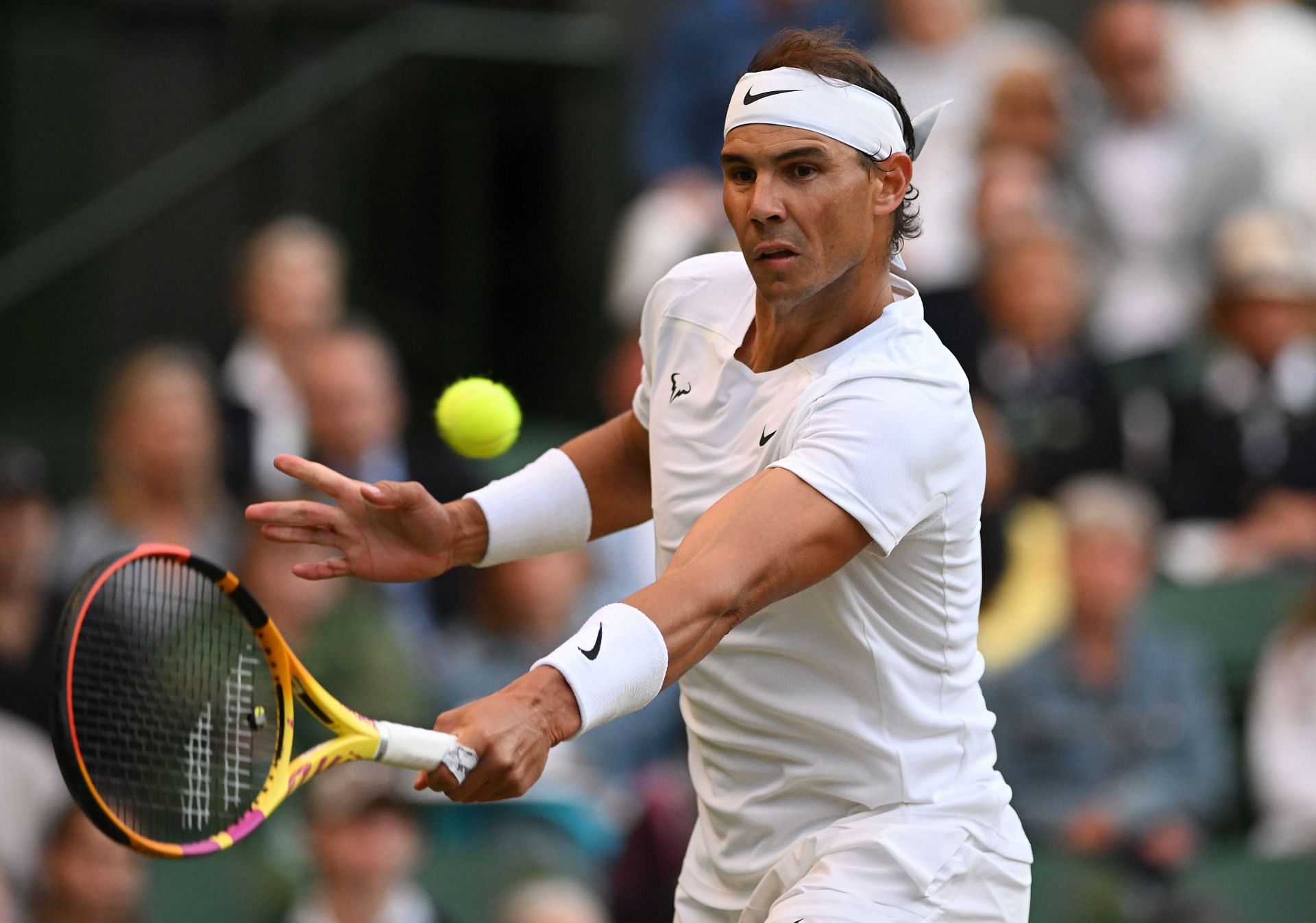 Rafael Nadal advances to his eighth Wimbledon quarterfinal