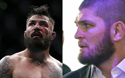 Mike Perry (left) and Khabib Nurmagomedov (right) [Images courtesy of Getty]