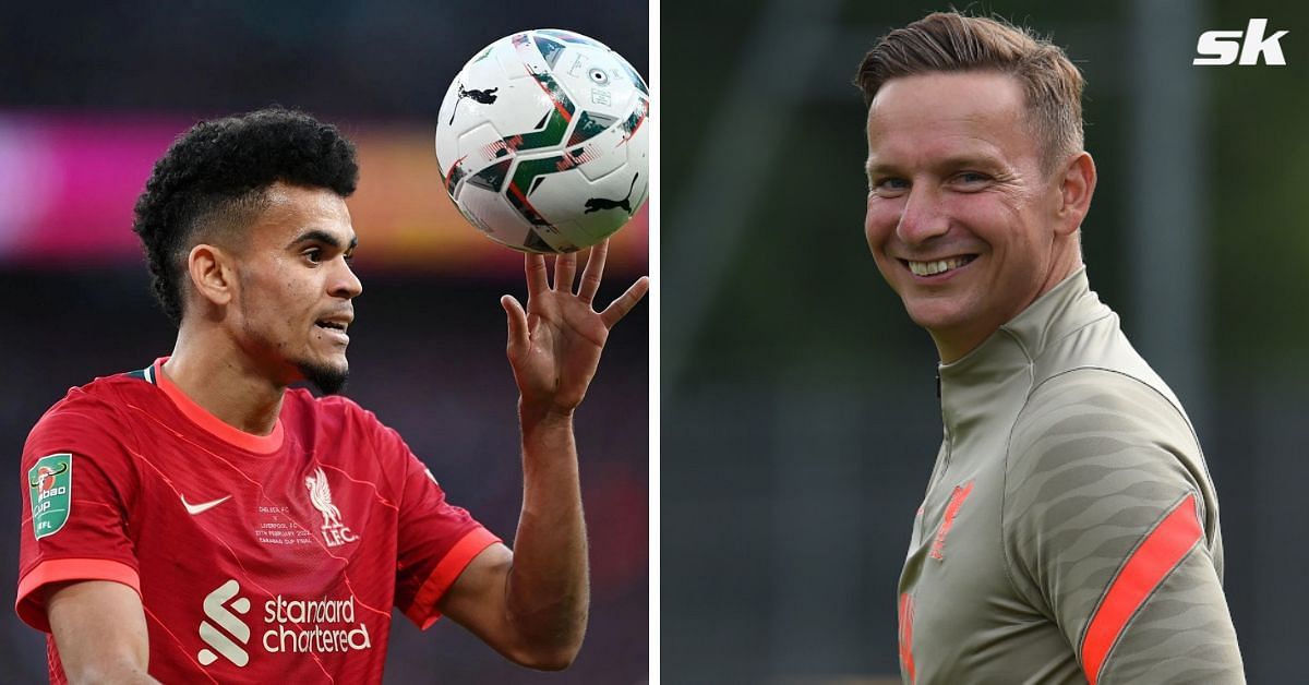 Pep Lijnders (R) on how Liverpool convinced Luis Diaz (L) to join them in January