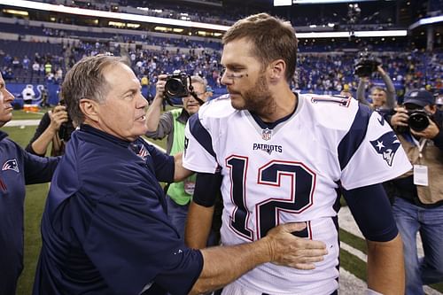 New England Patriots HC Bill Belichick and Tom Brady