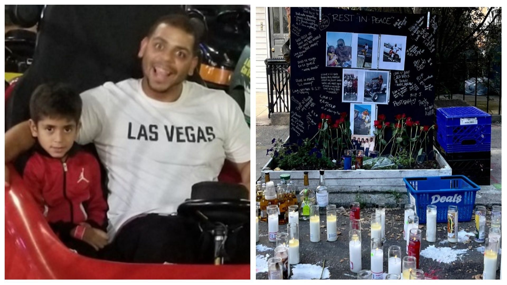 The Law &amp; Order Crew member was gunned down on set (images via Chrissy Grigoropoulis/GoFundMe)